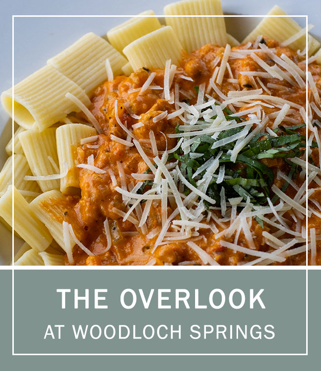 The Woodloch Springs, Overlook, Grille Room Menu PDF.