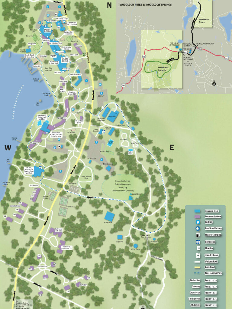 Property Maps | Woodloch Resort | Pocono Mountains | Woodloch Resort