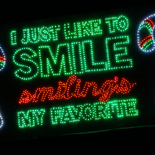 A light display to see when celebrating Christmas in The Poconos.